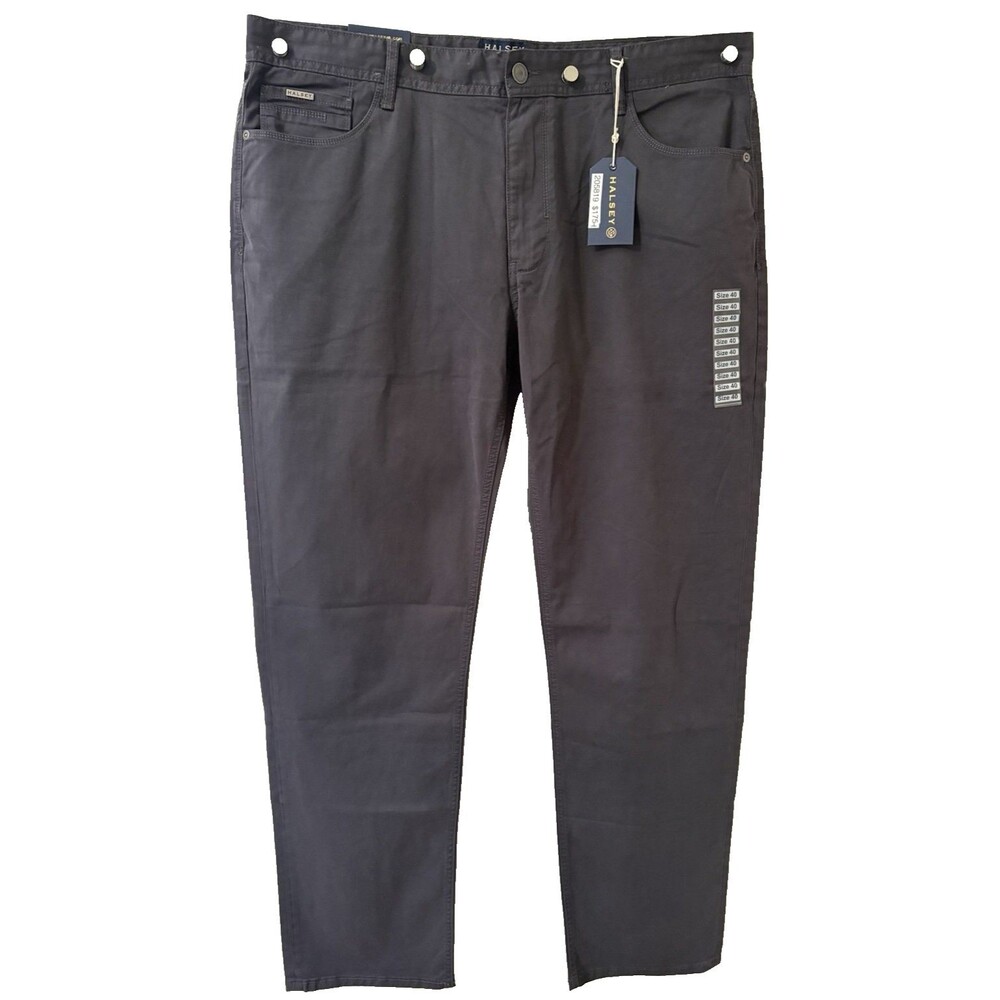 Halsey Riveted Jeans 40X34 Gray 5 Pocket Pants Cotton Denim Stretch H44